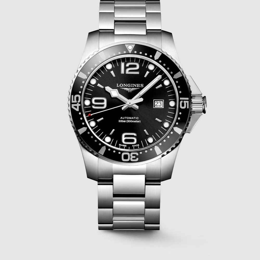 Đồng Hồ Longines Hydroconquest Nam 44mm Đen Xám